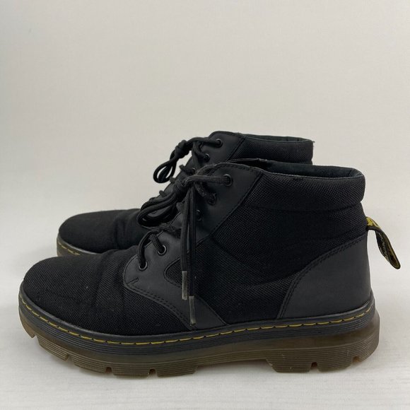 Dr Doc Martens Bonny Black Lace Up Boots Air Wair Bouncing Soles Men's Size 10 - Picture 2 of 16